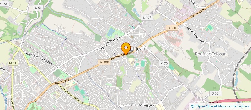 localisation de l'entreprise SCI NERVI IMMOBILIER à SAINT-JEAN