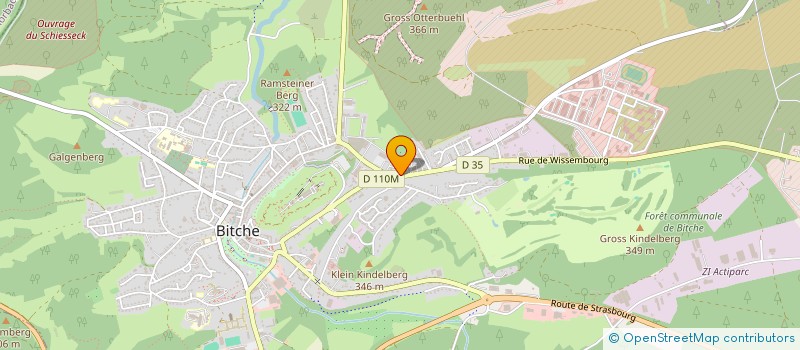 localisation de l'entreprise SCI NERYLEER  BITCHE