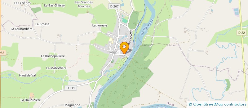 localisation de l'entreprise SCI NERYS  MENIL