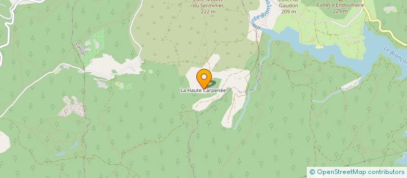 localisation de l'entreprise SCI NES  CALLIAN