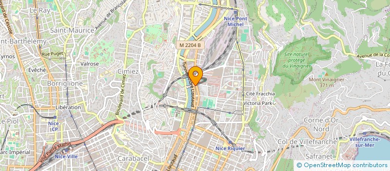 localisation de l'entreprise SCI NESCI à NICE