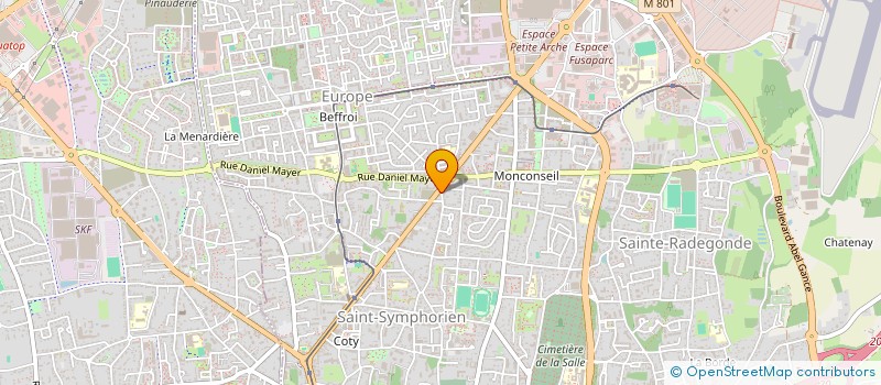 localisation de l'entreprise SCI NESDIA-18  TOURS