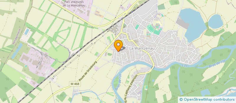 localisation de l'entreprise SCI NESLI  LA WANTZENAU