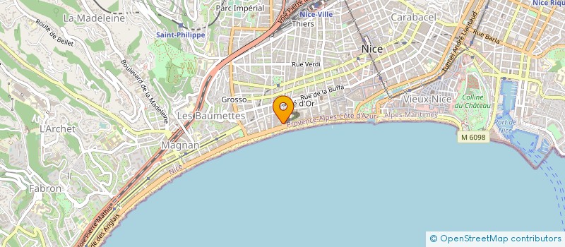 localisation de l'entreprise SCI NESMAU à NICE