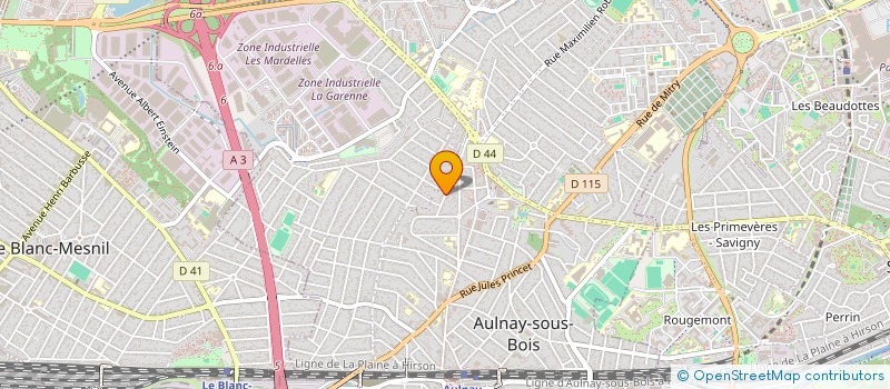 localisation de l'entreprise SCI NESRINE ILYESS à AULNAY-SOUS-BOIS