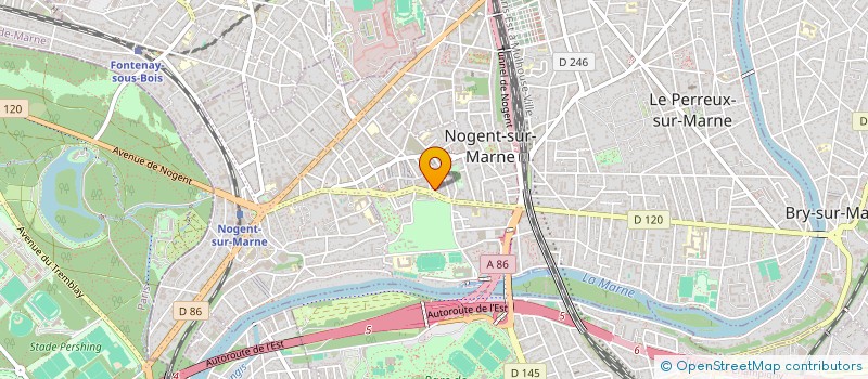 localisation de l'entreprise SCI NESS 2  NOGENT-SUR-MARNE