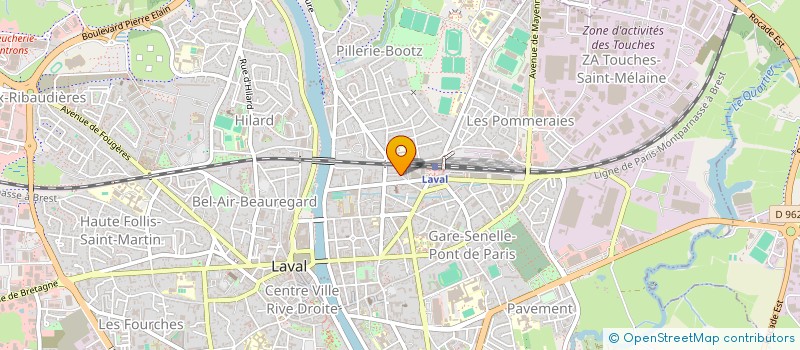 localisation de l'entreprise SCI NESS à LAVAL