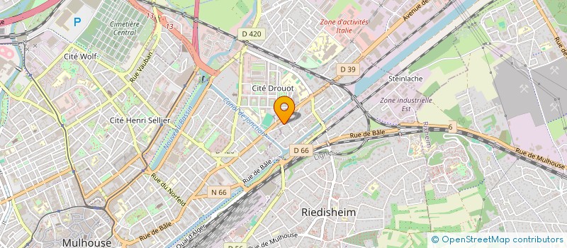 localisation de l'entreprise SCI NESS  RIEDISHEIM