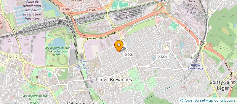 localisation de l'entreprise SCI NESS à LIMEIL-BREVANNES