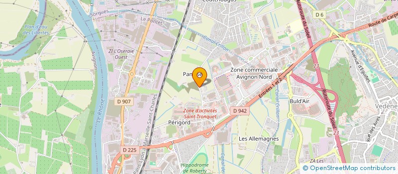 localisation de l'entreprise SCI NESS  LE PONTET