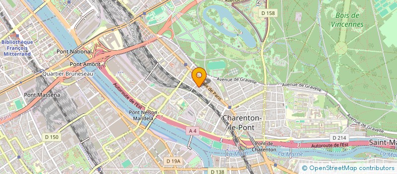 localisation de l'entreprise SCI NESS  CHARENTON-LE-PONT