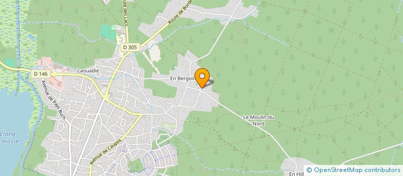 localisation de l'entreprise SCI NESSAC  BISCARROSSE