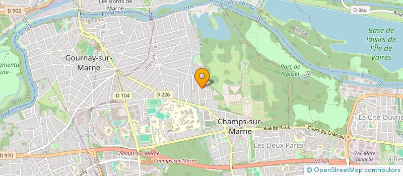 localisation de l'entreprise SCI NESSADREA  CHAMPS-SUR-MARNE