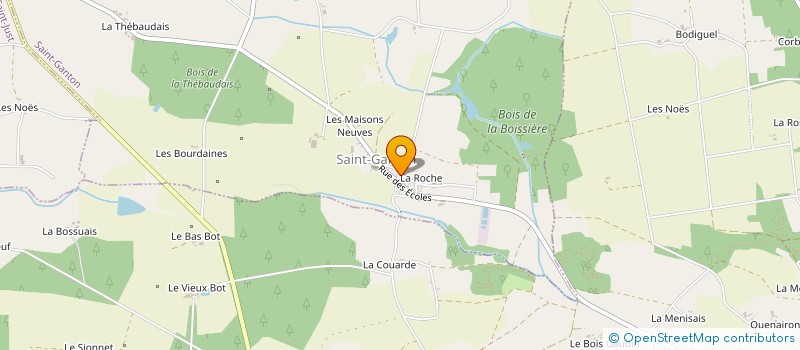 localisation de l'entreprise SCI NESSERVICES  SAINT-GANTON