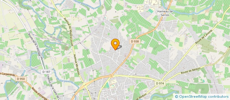 localisation de l'entreprise SCI NESSIE  CARPENTRAS