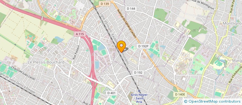 localisation de l'entreprise SCI NESSIMO à SAINT-PRIX