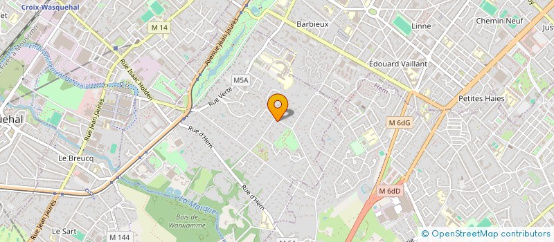 localisation de l'entreprise SCI NEST 1 à CROIX