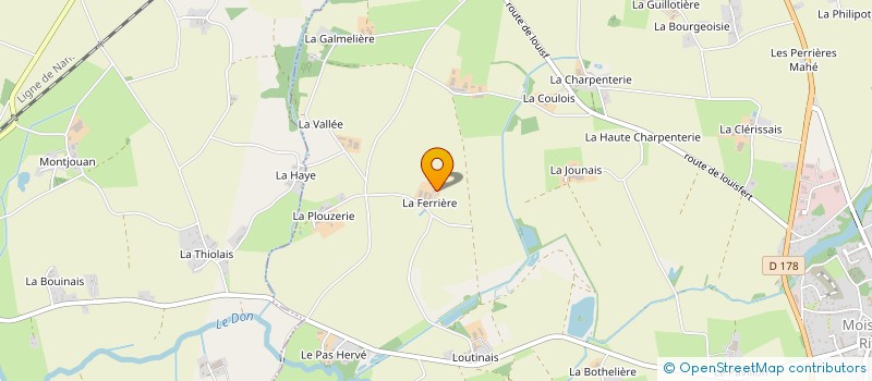 localisation de l'entreprise SCI NEST INVEST  MOISDON-LA-RIVIERE