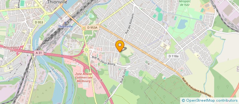 localisation de l'entreprise SCI NESTHOR  YUTZ