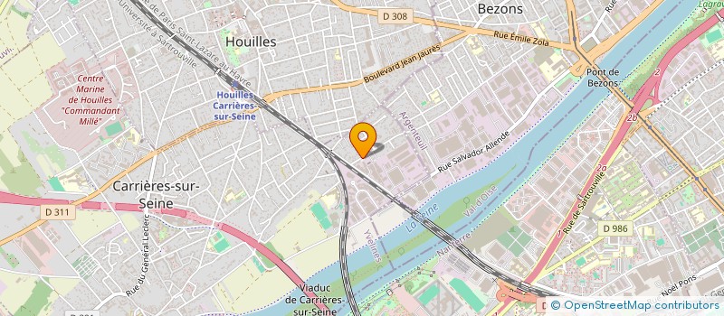 localisation de l'entreprise SCI NESTO INVEST  CARRIERES-SUR-SEINE