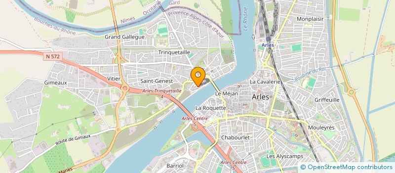 localisation de l'entreprise SCI NESTOR à ARLES