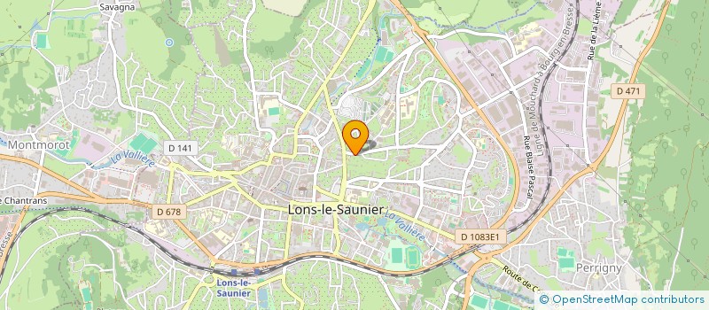 localisation de l'entreprise SCI NESTOR  LONS-LE-SAUNIER