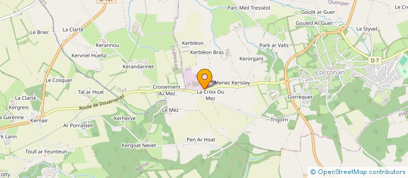 localisation de l'entreprise SCI NESTOR  LOCRONAN