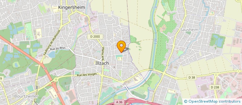 localisation de l'entreprise SCI NESTOR PROPERTY  ILLZACH