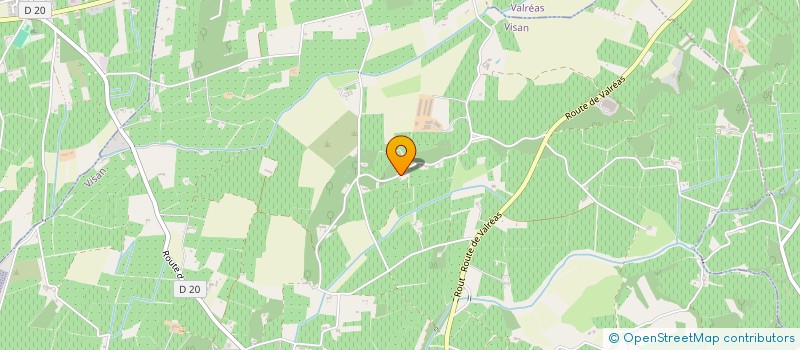 localisation de l'entreprise SCI NESYAN  VISAN