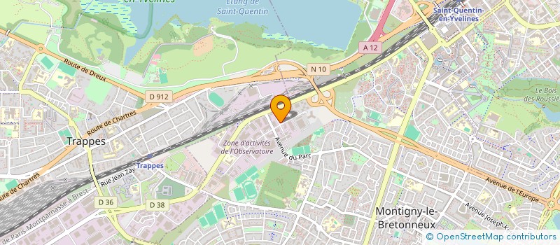 localisation de l'entreprise SCI NET  MONTIGNY-LE-BRETONNEUX