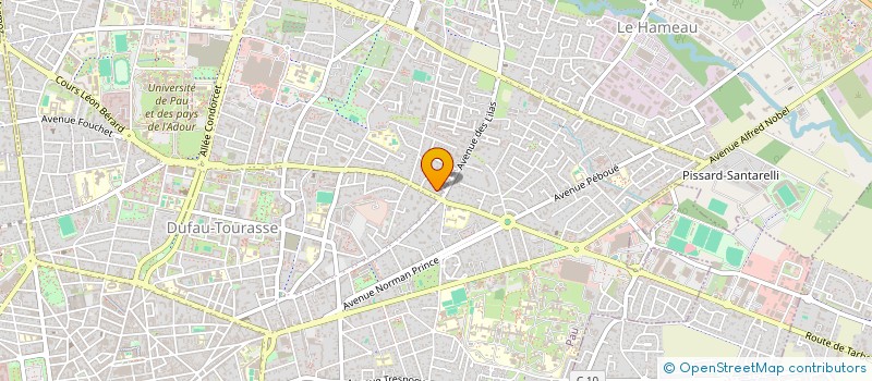 localisation de l'entreprise SCI NETLAND à PAU