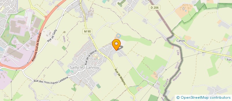 localisation de l'entreprise SCI NETO  SAILLY-LEZ-LANNOY