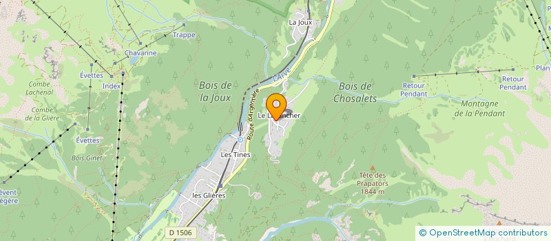 localisation de l'entreprise SCI NETTELBECK LE LAVANCHER à CHAMONIX MONT BLANC