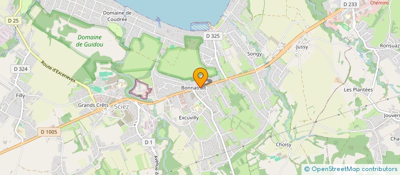 localisation de l'entreprise SCI NETTELET  SCIEZ