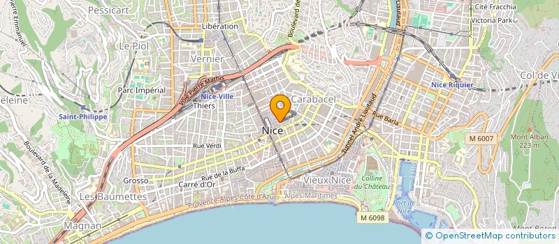 localisation de l'entreprise SCI NEUBLANS à NICE