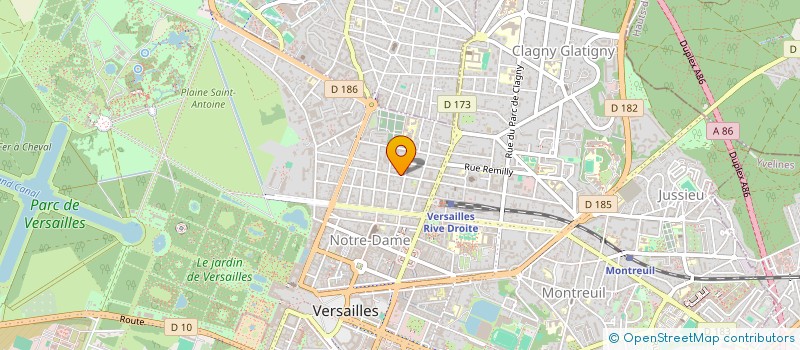localisation de l'entreprise SCI NEUCHATEL MEDICAL à VERSAILLES