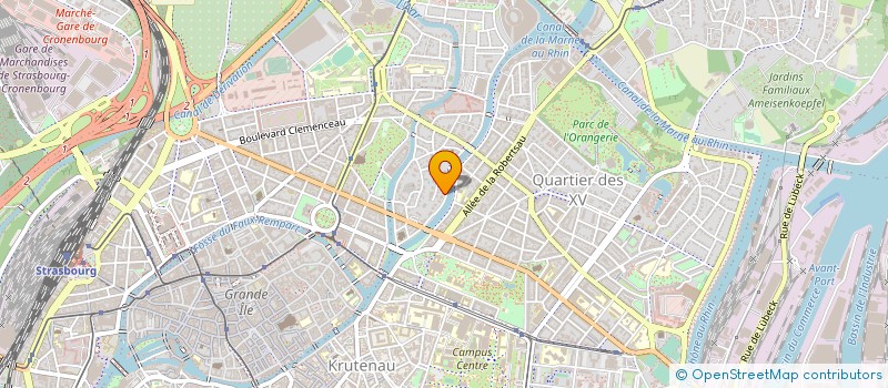 localisation de l'entreprise SCI NEUDORF  STRASBOURG