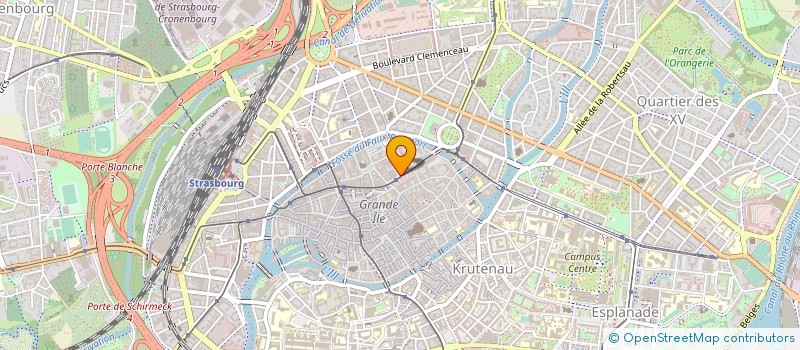 localisation de l'entreprise SCI NEUDORF CHEMIN FRIED à STRASBOURG