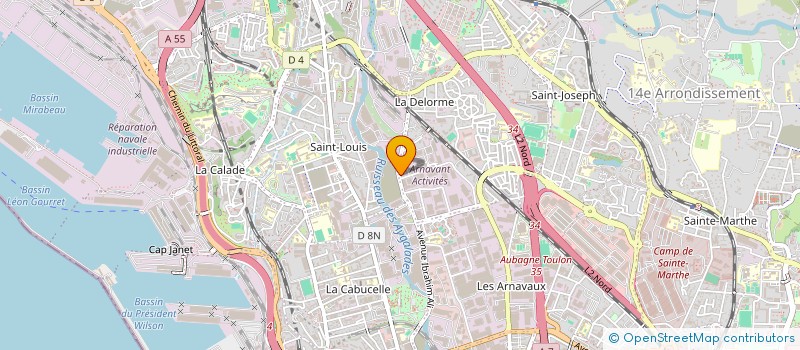 localisation de l'entreprise SCI NEUF à MARSEILLE 15EME