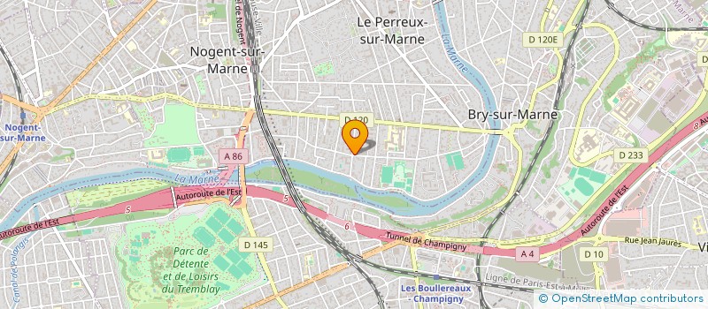 localisation de l'entreprise SCI NEUF  LE PERREUX-SUR-MARNE