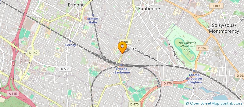 localisation de l'entreprise SCI NEUF AUBEPINES à ERMONT