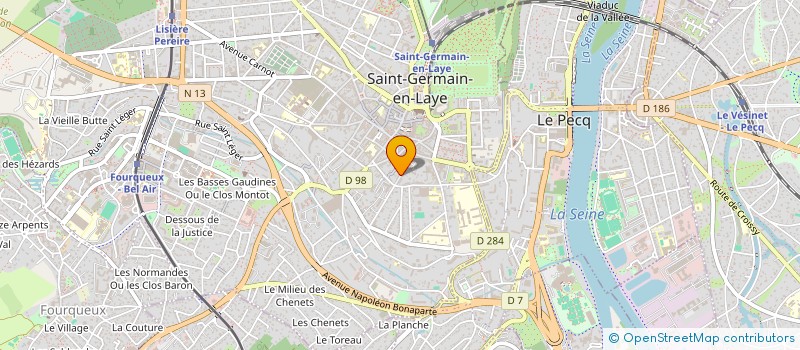localisation de l'entreprise SCI NEUF THIERS  SAINT-GERMAIN-EN-LAYE
