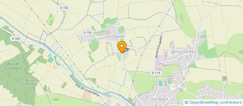 localisation de l'entreprise SCI NEUFCHATEAU  VAL-DE-MODER