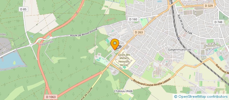 localisation de l'entreprise SCI NEUFELD 10 ET 12  HAGUENAU