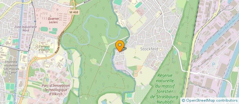 localisation de l'entreprise SCI NEUFELD 21  STRASBOURG