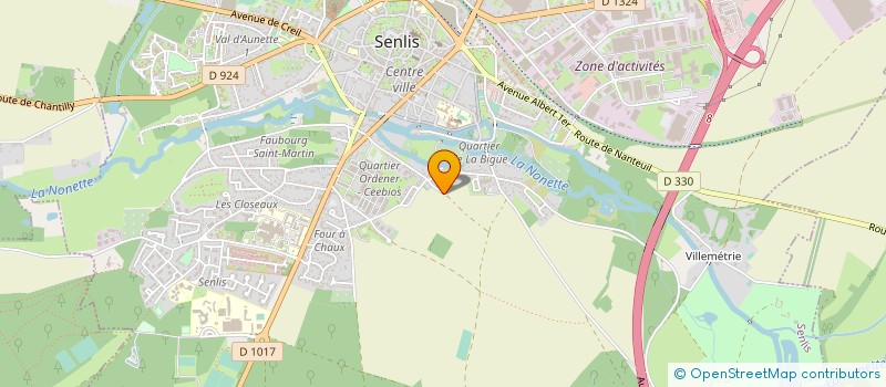 localisation de l'entreprise SCI NEUFMOULIN à SENLIS