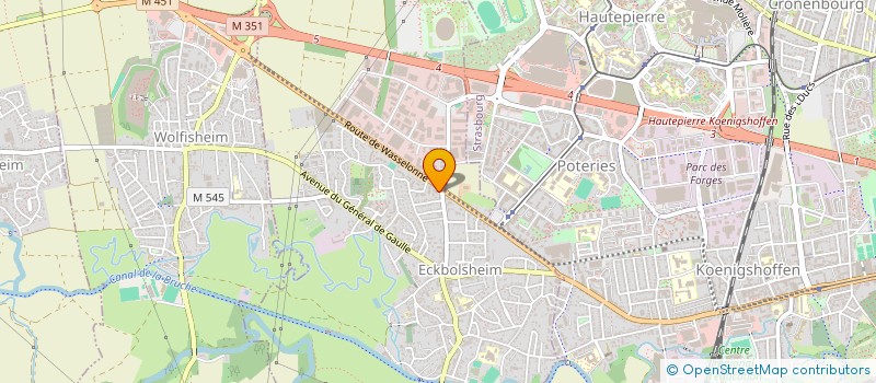 localisation de l'entreprise SCI NEUHOF ALLEE REUSS  ECKBOLSHEIM