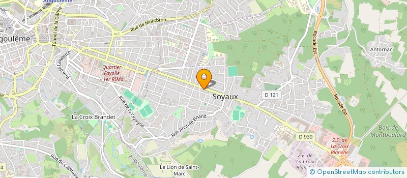 localisation de l'entreprise SCI NEUILLAC  SOYAUX