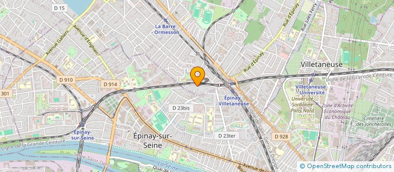 localisation de l'entreprise SCI NEUILLY BRIAND  DEUIL-LA-BARRE