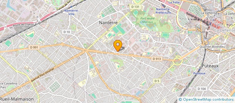 localisation de l'entreprise SCI NEUILLY CARNOT  NANTERRE